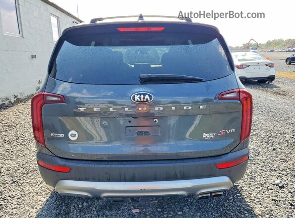 5XYP6DHC3LG058542 2020 KIA TELLURIDE Gray Հետևի տեսք