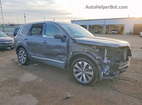 5XYP6DHC3LG073719 2020 KIA TELLURIDE Угольный Передняя правая четверть