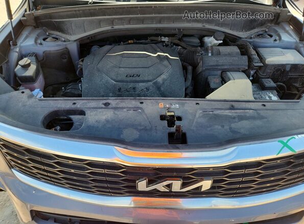 5XYP6DHC3NG304007 2022 KIA TELLURIDE Gray Widok wnętrza z tyłu