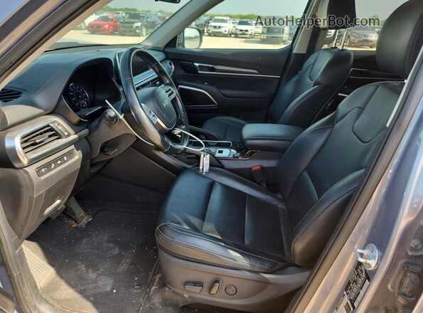 5XYP6DHC3NG304007 2022 KIA TELLURIDE Gray Widok wnętrza z przodu
