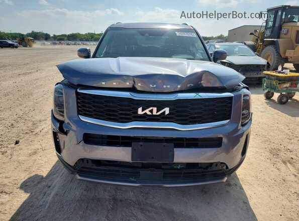 5XYP6DHC3NG304007 2022 KIA TELLURIDE Gray Widok z przodu