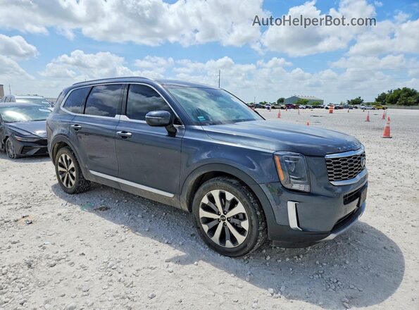 5XYP6DHC4LG057691 2020 KIA TELLURIDE Blue წინა მარჯვენა