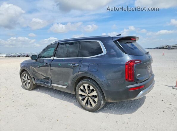 5XYP6DHC4LG057691 2020 KIA TELLURIDE Blue უკანა მარცხენა