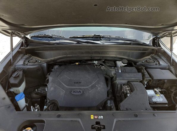 5XYP6DHC4LG057691 2020 KIA TELLURIDE Blue ძრავის განყოფილების ხედი
