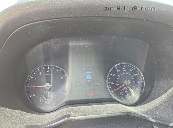 5XYP6DHC4LG057691 2020 KIA TELLURIDE Blue ხელსაწყოთა პანელის ხედი