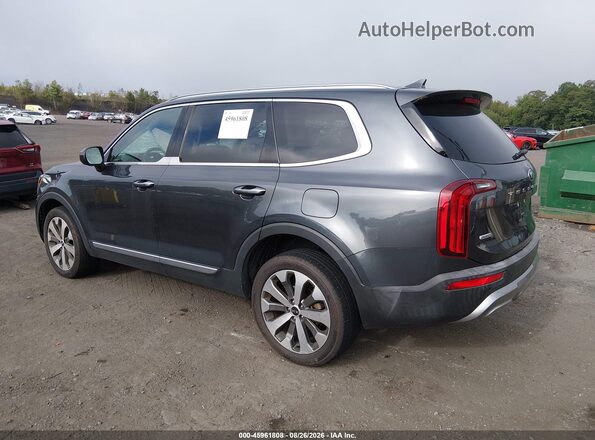 5XYP6DHC9MG124044 2021 KIA TELLURIDE Gray უკანა მარცხენა