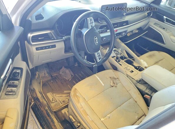 5XYP6DHCXMG148272 2021 KIA TELLURIDE White Вид панелі приладів