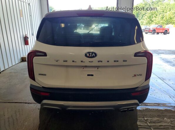 5XYP6DHCXMG148272 2021 KIA TELLURIDE White Вид ззаду