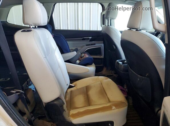 5XYP6DHCXMG148272 2021 KIA TELLURIDE White Вид задньої частини салону