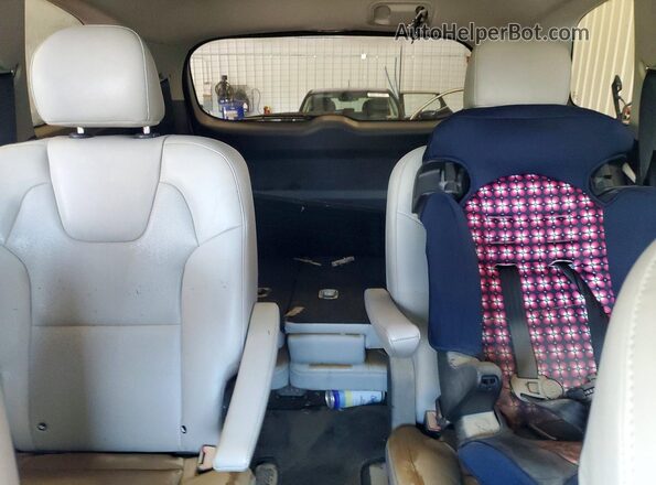 5XYP6DHCXMG148272 2021 KIA TELLURIDE White Вид задніх сидінь