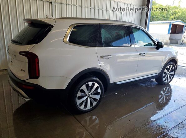 5XYP6DHCXMG148272 2021 KIA TELLURIDE White Задня права чверть
