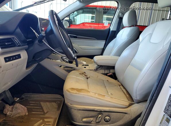 5XYP6DHCXMG148272 2021 KIA TELLURIDE White Вид салону спереду