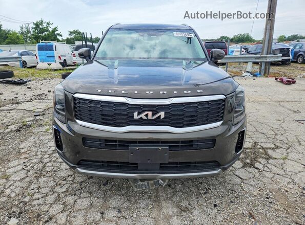 5XYP6DHCXNG244436 2022 KIA TELLURIDE Коричневый Вид спереди