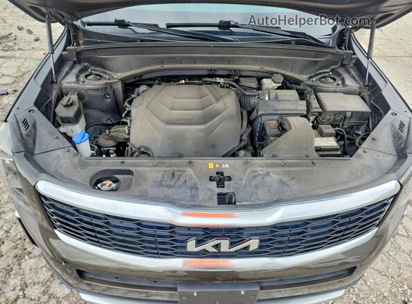 5XYP6DHCXNG244436 2022 KIA TELLURIDE Коричневый Вид подкапотного пространства
