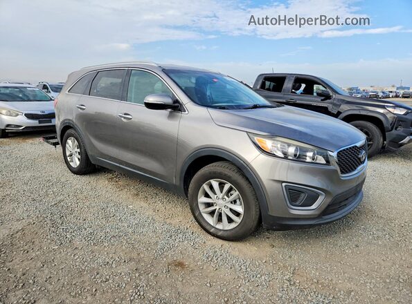 5XYPG4A30GG062786 2016 KIA SORENTO Gray Front right