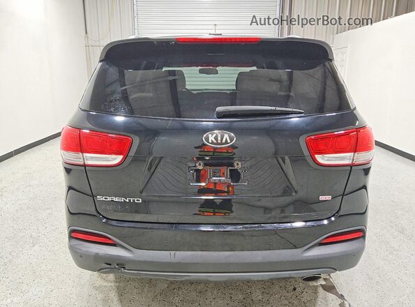 5XYPG4A30GG084335 2016 KIA SORENTO Black Widok z tyłu