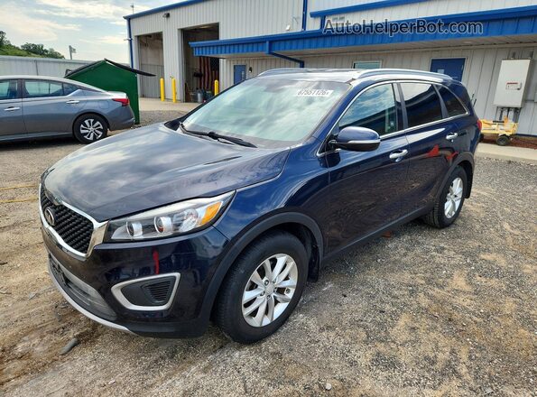 5XYPG4A30GG125353 2016 KIA SORENTO Blue Rear left