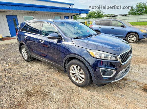 5XYPG4A30GG125353 2016 KIA SORENTO Blue Instrument cluster view