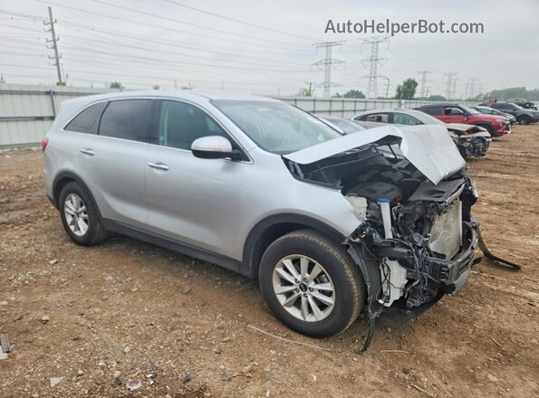 5XYPG4A30KG577960 2019 KIA SORENTO Silver Front right