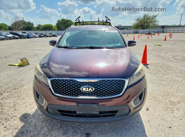 5XYPG4A31GG060142 2016 KIA SORENTO Purple Դիմացի տեսք