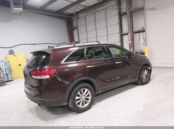 5XYPG4A32GG040644 2016 KIA SORENTO Maroon Հետևի աջ