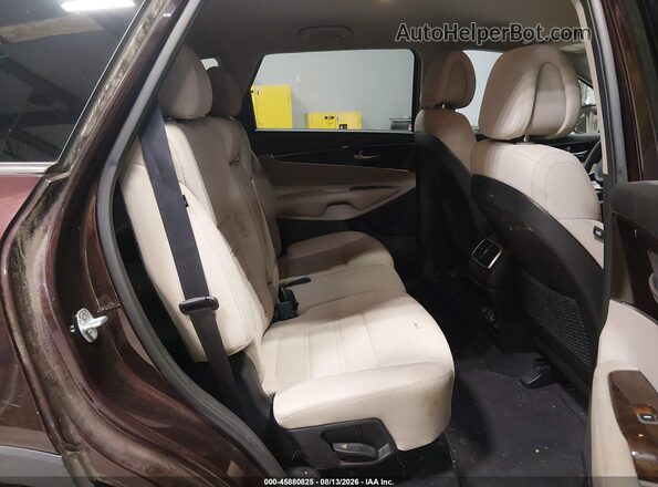 5XYPG4A32GG040644 2016 KIA SORENTO Maroon VIN կոդի պիտակի տեսք