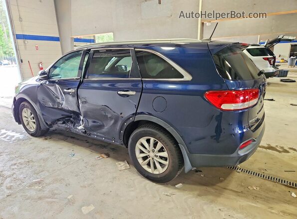 5XYPG4A32GG182959 2016 KIA SORENTO Blue Задня ліва чверть