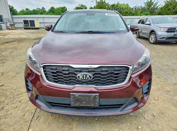5XYPG4A32KG452197 2019 KIA SORENTO Burgundy Вид спереду