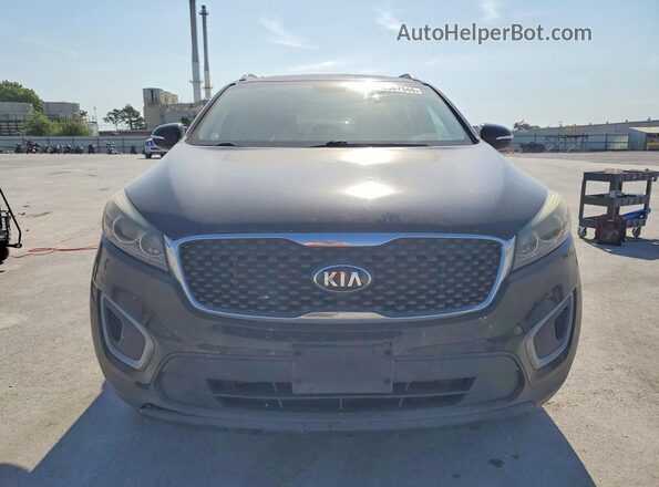 5XYPG4A33GG060076 2016 KIA SORENTO Black Widok z przodu