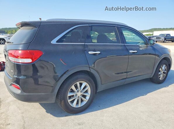 5XYPG4A33GG060076 2016 KIA SORENTO Black Tył prawy
