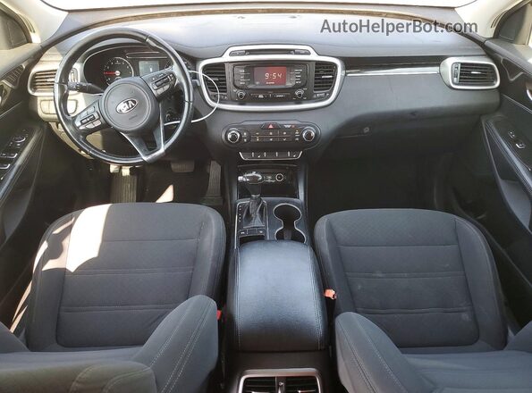 5XYPG4A33GG060076 2016 KIA SORENTO Black Widok deski rozdzielczej