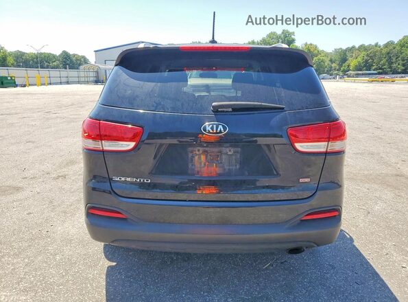 5XYPG4A33GG148352 2016 KIA SORENTO Black უკანა ხედი