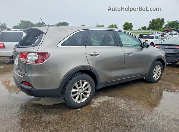 5XYPG4A33JG379436 2018 KIA SORENTO Gray უკანა მარჯვენა