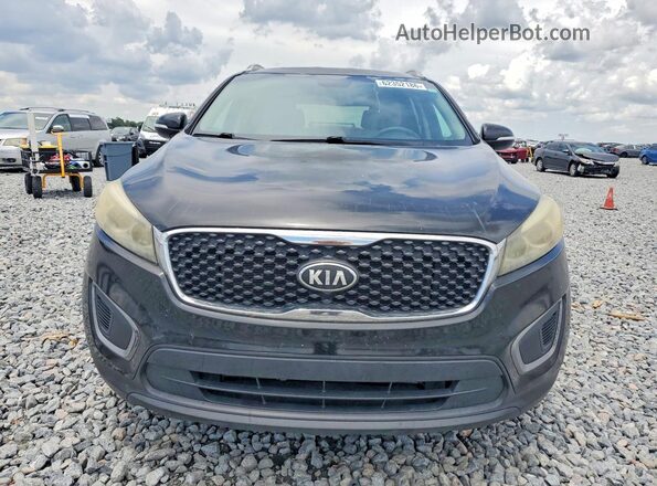5XYPG4A34GG038474 2016 KIA SORENTO Черный Вид спереди
