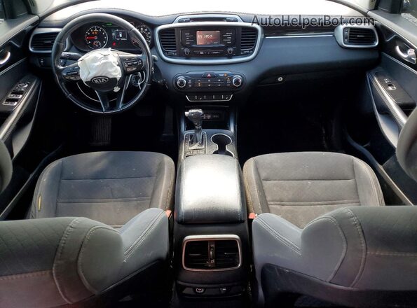 5XYPG4A34GG086377 2016 KIA SORENTO Black Առջևի վահանակի տեսք