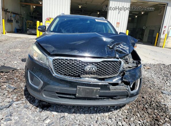 5XYPG4A34GG086377 2016 KIA SORENTO Black Դիմացի տեսք