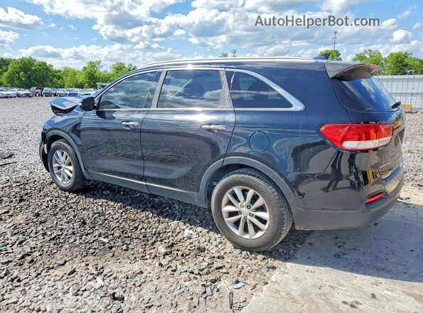 5XYPG4A34GG086377 2016 KIA SORENTO Black Հետևի ձախ