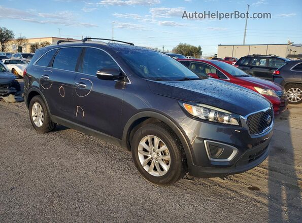 5XYPG4A34GG166598 2016 KIA SORENTO Серый Передняя правая четверть