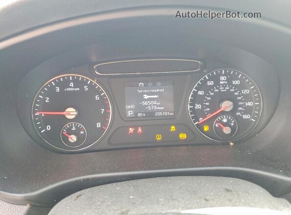 5XYPG4A34KG474590 2019 KIA SORENTO Black ხელსაწყოთა პანელის ხედი