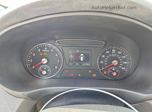 5XYPG4A35GG016824 2016 KIA SORENTO White ხელსაწყოთა პანელის ხედი