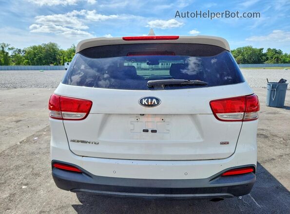 5XYPG4A35GG016824 2016 KIA SORENTO White უკანა ხედი