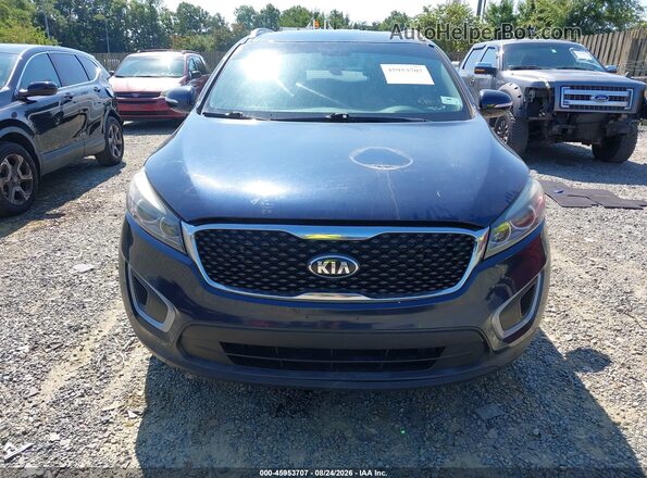 5XYPG4A35HG299923 2017 KIA SORENTO Blue Rear interior view