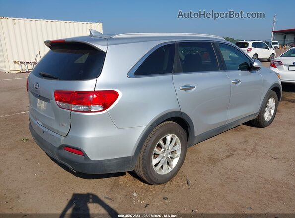 5XYPG4A36HG249077 2017 KIA SORENTO Серебряный Задняя правая четверть