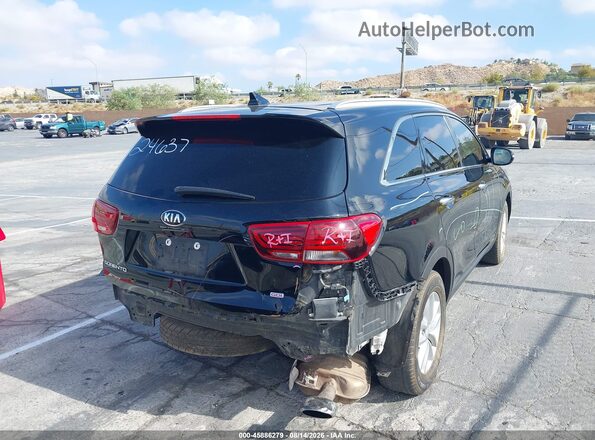 5XYPG4A36KG596982 2019 KIA SORENTO Black Tył prawy