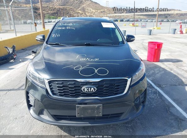 5XYPG4A36KG596982 2019 KIA SORENTO Black Widok wnętrza z tyłu