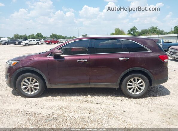 5XYPG4A37HG282959 2017 KIA SORENTO Maroon Панорамний вид салону 360°