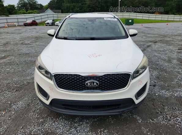 5XYPG4A37HG285408 2017 KIA SORENTO White წინა ხედი