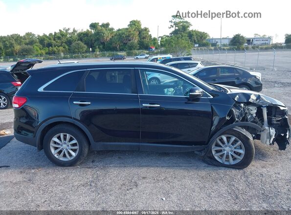 5XYPG4A37HG287918 2017 KIA SORENTO Black უკანა სალონის ხედი