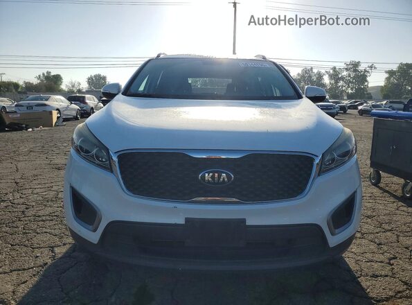 5XYPG4A37JG348044 2018 KIA SORENTO Белый Вид спереди