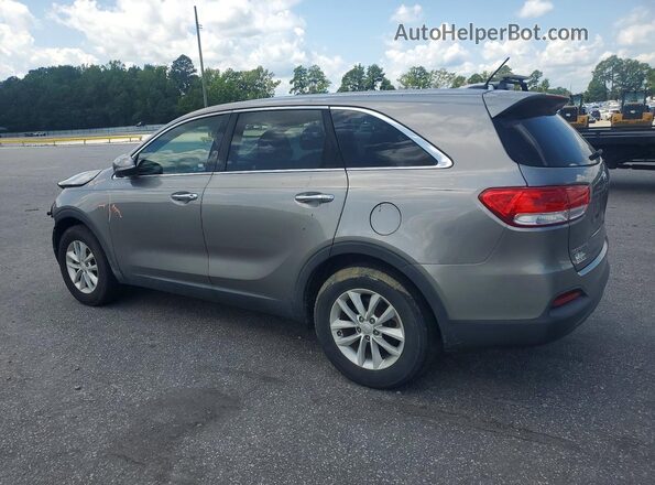 5XYPG4A37JG407948 2018 KIA SORENTO Gray Trasero izquierdo